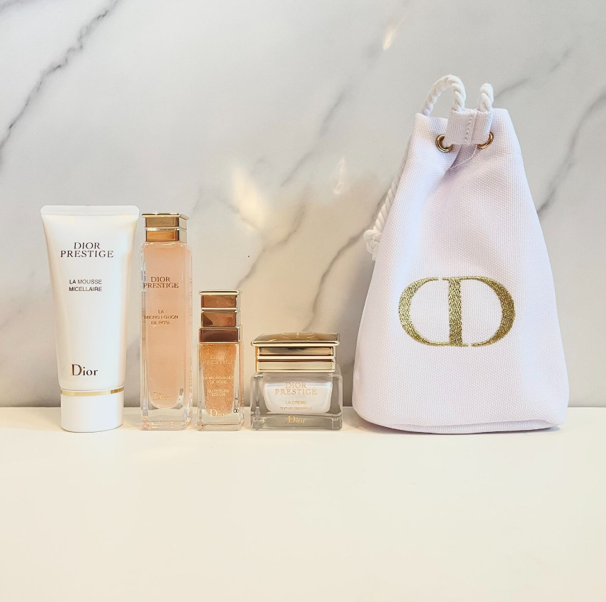 Dior Prestige Micro Lotion Huile de Rose La Creme Texture Essentielle GIFT SET